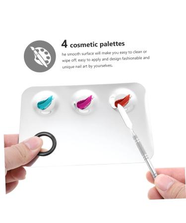 Buy Hemoton 4 Sets Palette Set - Makeup Mixing Tray & Nail Gel Kit | International Shipping Available - Buy Online on GoSupps.com