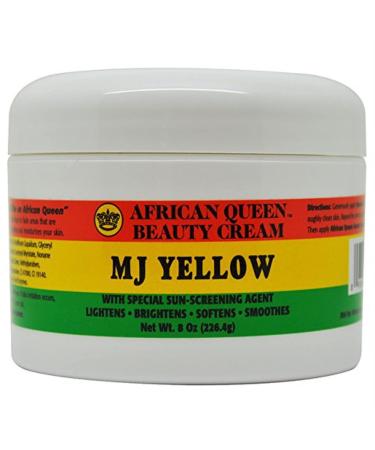 African Queen Beauty Cream Mj Yellow 8oz