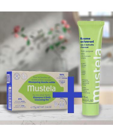 Mustela Breast Less is Better: Universal Balm & Solid Soap | Zero Waste Hygiene & Care - Shop Now! - Buy Online on GoSupps.com