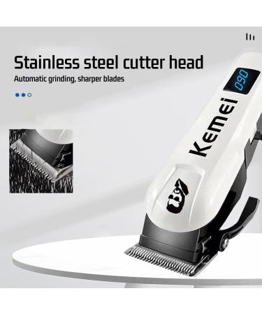Buy KEMEI KM-232 Electric Beard Trimmer for Men - Cordless Hair Clipper Kit with LED Display - Best International Shipping - Buy Online on GoSupps.com