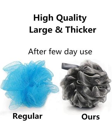 5 Pack JollyJelly Mesh Bath Shower Sponges - Double Mesh Body Scrubber for Men & Women | Skin Peeling & Cleansing | 60g Each - Buy Online on GoSupps.com