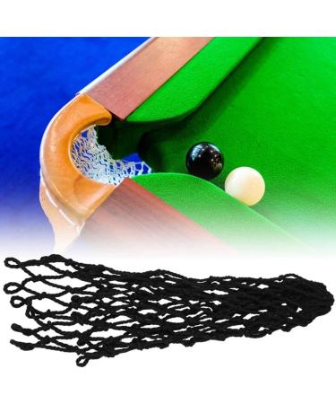 6Pcs/Set Premium Nylon Billiards Table Pockets - Durable & Tensile Mesh Net for Pool Tables - Ideal Accessories for Billiards Enthusiasts - Black - Buy Online on GoSupps.com
