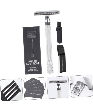 Beaupretty Manual Mustache & Body Hair Razor Set | Metal Safety Razor & Trimmer for Precision Grooming - Buy Online on GoSupps.com