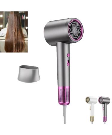 Numoya Hair Dryer 2000w Adjustable Speed Numoya High-Speed Hair Dryer Travel Size Eliminates Frizz Numoya Highspeed Dryer Numoya Dryer Blow Dryer with Diffuser for Curly Hair (Grey UL) Grey UL