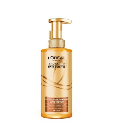 L'Or al Paris - Nourishing & Detangling Ritual Conditioner - 48H Nutrition & Mirror Shine - Amino Acid & Pure Essential Oil - For Dry & Dull Hair - Advanced Hair Science - 440 ml