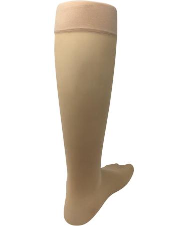Buy Truform Sheer Compression Stockings for Women - 30-40 mmHg Knee High Length 30 Denier Beige Small (1 Pair) - International Shipping Available - Buy Online on GoSupps.com