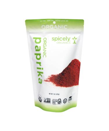 Spicely Organic Paprika 1 Lb Bag Certified Gluten Free 1 Pound (Pack of 1)