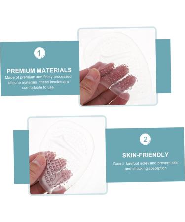 FOMIYES High Heel Inserts - Breathable Metatarsal Pads & Shoe Cushions for Comfort | 4 Pairs Sports White 10x7x0.8cm - International Shipping Available - Buy Online on GoSupps.com