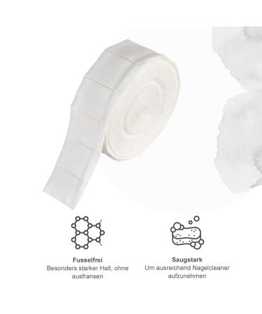 Inlaq Lint-Free Cell Pads | 250 Thick 12-Layer Cotton Wipes for Gel & Acrylic Nail Styling - Buy Online on GoSupps.com