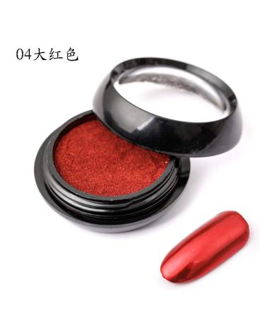 Nail Powder - Rose Gold Glitter Chrome Nail Art Pollen | Metallic Red Splinter Dust for Stunning Manicures - Buy Online on GoSupps.com