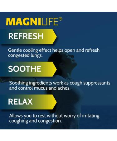 MagniLife Breathe Easy Chest Cream - Natural Chest Rub for Coughing, Congestion & Aches - 4oz - Buy Online on GoSupps.com