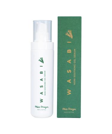 miss dragon Wasabi Noni Soothing Gel Serum (5.07 fl.oz.) Calming Gel Moisturizer for Sensitive & Acne-Prone Skin, Vegan Korean Skincare, pH 5.5, Hyaluronic Acid