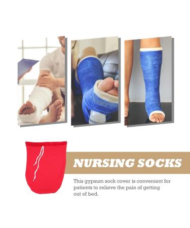 ARTIBETTER Cast Sock - Extra Wide Gypsum Foot Cover for Casted Foot - Red 33x26.5x0.8cm - Buy Online on GoSupps.com