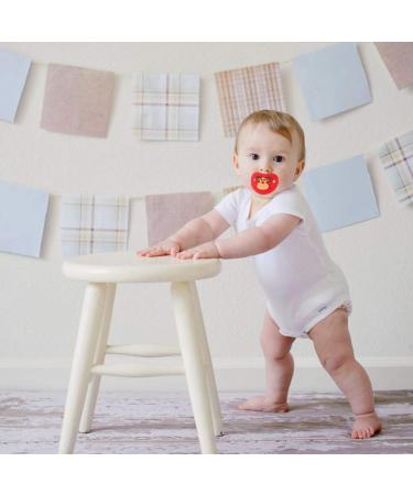 Nuobesty 3-Piece Silicone Baby Pacifier Set | Santa Claus & Reindeer Christmas Theme | Ideal for Newborns & Toddlers - Buy Online on GoSupps.com