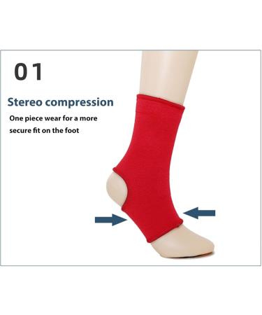 Ankle Brace Socks - Comfortable Compression Sleeve for Sports | Flexible & Stable Support (L - Buy Online on GoSupps.com