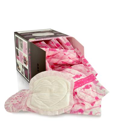 Bamboobies Nursing Pads - 60 Count Disposable Breast Pads for Sensitive Skin | Super Absorbent Milk Proof Pads | Perfect Baby Shower Gift - Buy Online on GoSupps.com