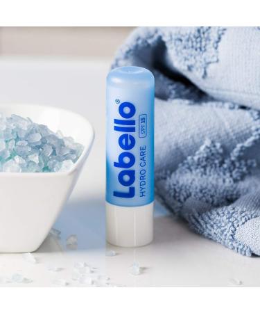 Labello Hydro Care 4-Pack | Nourishing Lip Care Without Mineral Oils | SPF 15 & Shea Butter for Dry Lips - Buy Online on GoSupps.com