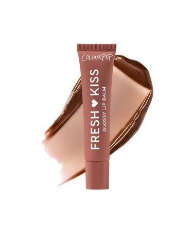 ColourPop Fresh Kiss Glossy Lip Balm - Hydrating Lip Care Enriched with Peptides Hyaluronic Acid Shea Butter & Vitamin E for an Ultra-Cushiony Formula - Chocolate Milkshake (0.49 oz) Chocolate Milkshake 0.49 Ounce (Pack o
