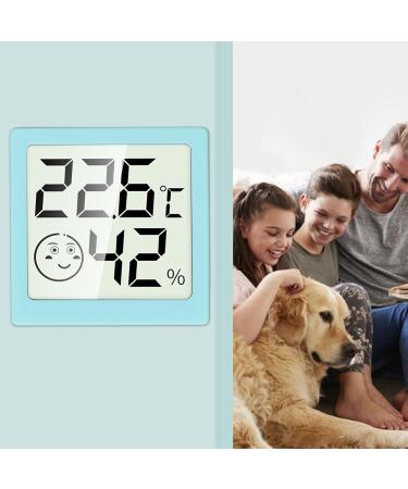 Highly Accurate Temperature Moisture Meter - 4.5-Inch LCD Hygrometer for Baby Rooms Industry Greenhouses & Gardens | International Shipping - Buy Online on GoSupps.com