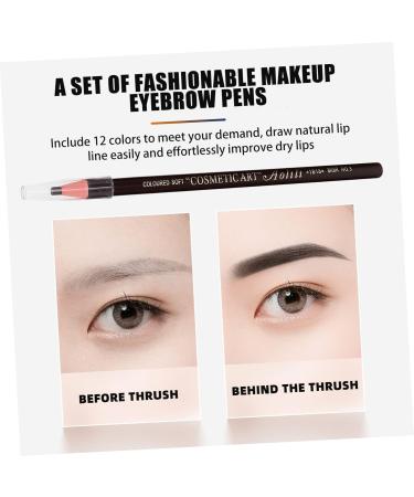 SOESFOUFU Black Colored Pencils 10pcs Eyebrow Pencil Facial Tools Eyebrow Peel- off Pencil Eyebrow Pens Crayon Girl Miniature - Buy Online on GoSupps.com