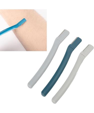 Precision Eyebrow Dermaplaning Tool - 3-Part Stainless Steel Foldable & Extra Precise for Men & Women - Perfect Facial Hair Removal - Buy Online on GoSupps.com