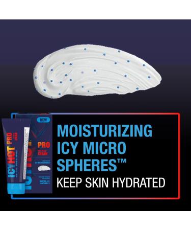 Icy Hot Pro Cream with Micro Spheres - 2 oz | Fast Acting Pain Relief | International Shipping Available - Buy Online on GoSupps.com