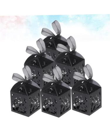 Anneome 50pcs box Black Style Creative Hollow Candy Can Exquisite Container Halloween Branch - Buy Online on GoSupps.com