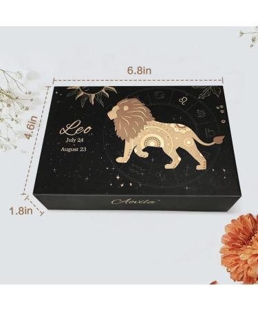 GXO Beauty Leo Crystal Gift Set - 6 Pcs Astrology Healing Crystals Birthstone Kit with Horoscope for Leo - Buy Online on GoSupps.com