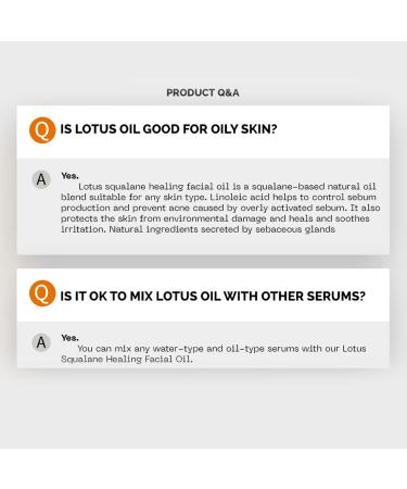 Lotus Squalane Healing Facial Oil - Hydrating & Soothing for All Skin Types (15ML) | Vitamin Rich Moisturizer for Dry Oily & Acne Prone Skin - Buy Online on GoSupps.com