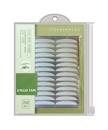 Natural Invisible Single Side Eyelid Tape Stickers(280Pcs Szie 5MM) Medical-use Fiber Eyelid Lift Strip  Instant Eye Lift Without Surgery  Perfect for Uneven Mono-Eyelids  Slim 280Pcs Szie 5MM green