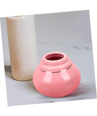 Healeved Storage Bottle Cans Ceramic Chinese Medicine Powder Jar Cream Jars for Travel Portable Jar for Storing Cream Lotion Sub Bottle Cream Sample Jar Ointments Jars Travel Sub Bottle 6x5.5cm Pink - Buy Online on GoSupps.com