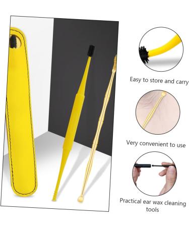 FOMIYES 2 Sets Ear Spoon & Pimple Extractor Tool Set - Reliable & Practical Ear Cleaning Kit - Buy Online on GoSupps.com