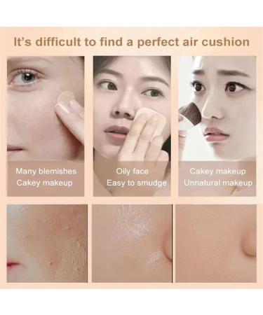 MZV Air Cushion BB Cream Waterproof Foundation - Tricolor Latte Concealer Cushion - Buy Online on GoSupps.com