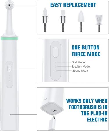 Dog Electric Tooth Polisher Pet Dental Calculus Plaque Remover Tool Electric Kit with 4 Brush Head 5 Cleaning Tools Household Dental Tartar Calculus Remover for Pet Puppy Cat(Size:Green) - Buy Online on GoSupps.com