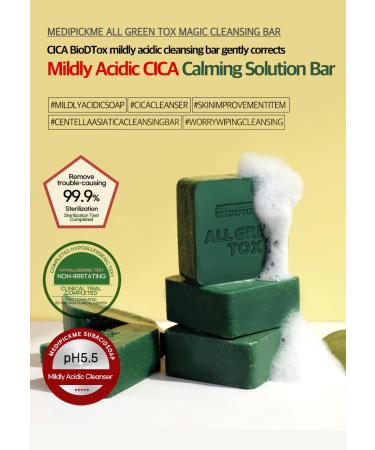 All Green Tox Solution Magic Cleansing Bar - Organic Eco-Friendly Skin Care for Radiant Skin | Shop Internationally - Buy Online on GoSupps.com