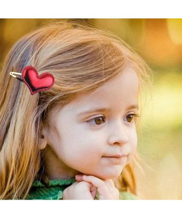 Star & Heart Hair Clips Set - 8 Multi-Colored Glitter Accessories for Girls | Perfect Children s Hair Clips - Buy Online on GoSupps.com