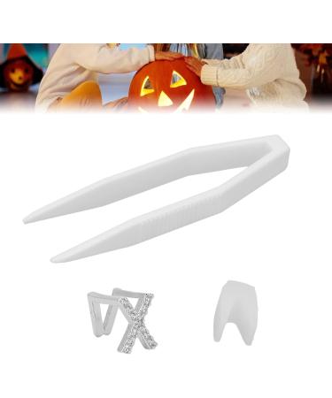 Metal Teeth Brace for Party Fashionable Jewelry Decoration Plated English Letter X Fits Most Tooth Sizes Portable - Buy Online on GoSupps.com