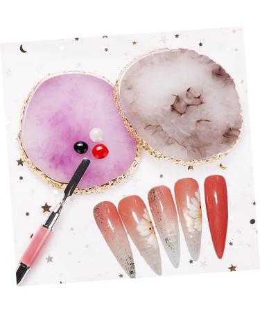  Beaupretty Beaupretty Set of 6 Resin Nail Art Mixing Palettes for Manicures and Gel - Buy Online on GoSupps.com