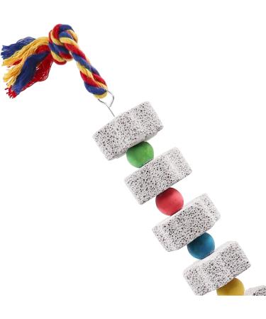 2 Pack Big Bird Kielzeugen - Parrot Beak Grind Calcium Stones with Bells | Cage Accessories & Toys for Budgies Nymphicus Hamsters & Chinchillas - Buy Online on GoSupps.com