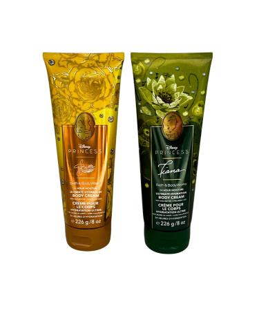 Bath & Body Works PRINCESS COLLECTION Ultimate Hydration Body Cream 2-piece Gift Set with a Bow for Holidays Full Size Limited Edition (Belle & Tiana) - Buy Online on GoSupps.com