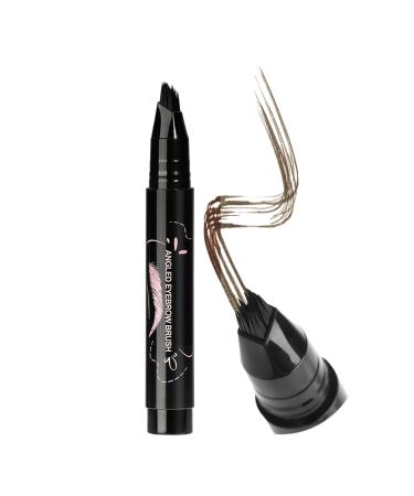 JIEBWCHA Eyebrow stick natural eyebrow stick for full eyebrows 14 ml liquid color with ultrafine tip for daily use and leisure 02 Tawny Brown