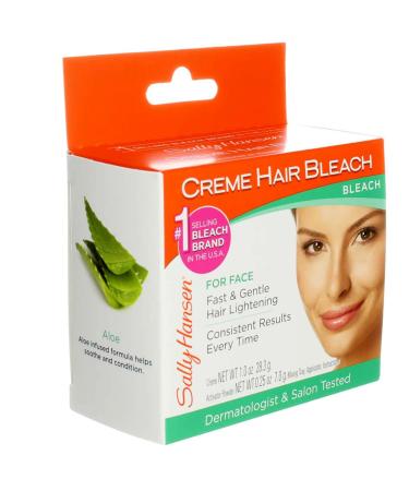 Sally Hansen Creme Hair Bleach for Face - SH2000 (3 Pack) | Gentle Facial Bleaching Kit - Buy Online on GoSupps.com