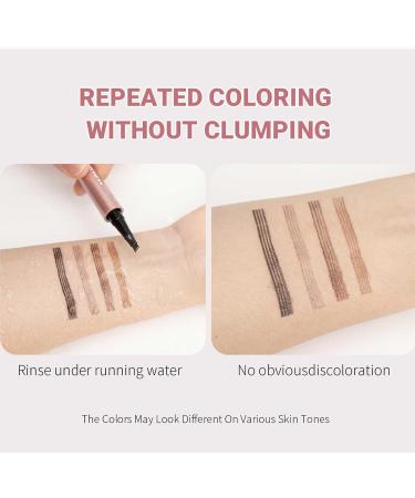 2024 New Eyebrow Microblading Pen 3D Waterproof Microblading Eyebrow Pencil Contouring Pen Waterproof Natural Fine Stroke Magic Eyebrow Pencil for Women and Girl (Dark brown) - Buy Online on GoSupps.com