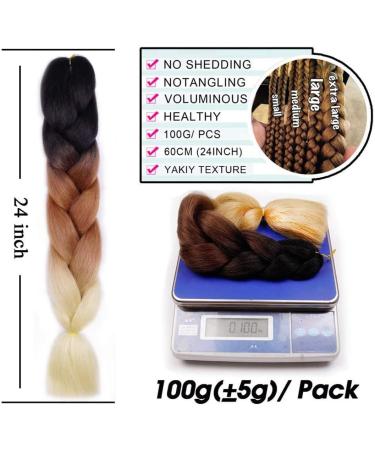 Women hair extensions Colorful braided hair fashion lake blue big braid girls 24" Colorful Jumbo Braiding for Girls Children Rainbow Braided Hair DIY wig role-playing (Color : I) - Buy Online on GoSupps.com