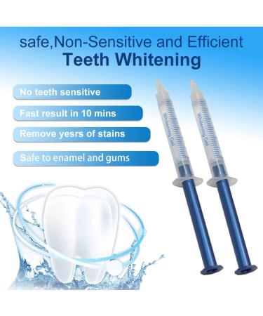 Teeth Whitening Kit with LED Light - 10PCS Gel Syringes for Home Use | Effective Tooth Whitener - Buy Online on GoSupps.com