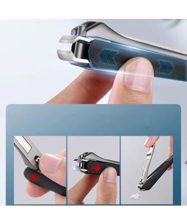 HCHGJKN Nail Clippers 4 Colors Anti-splash Manicure Pliers Nail Clippers Stainless Steel With Hanging Hole Portable Nail Clipper(Red) - Buy Online on GoSupps.com