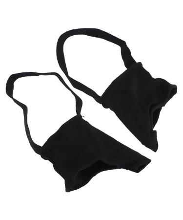 Orthopedic Bunion Corrector Bunionette Sleeve Stretchy Reduce Pressure 2pcs Protector Black Eliminate Soreness for Shopping for Waiters (S)