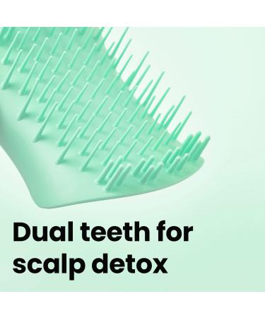 Tangle Teezer Scalp Brush - Mint Green | Gentle Scalp Massager for Healthy Hair - Buy Online on GoSupps.com