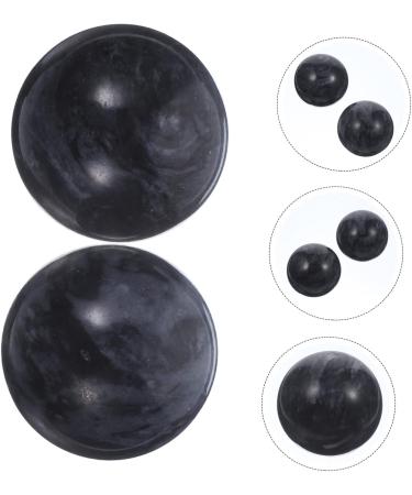 2 Pack Chinese Baoding Balls - Black Jade Stress Relief & Massage Balls for Healing & Exercise - Buy Online on GoSupps.com