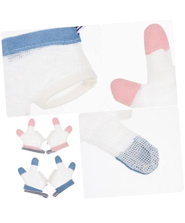 Ibasenice Children's Thumb Sucking Prevention Gloves - 10 Pairs of Ring-Boring Faustlings Soft Thumb Covers for Kids - Buy Online on GoSupps.com